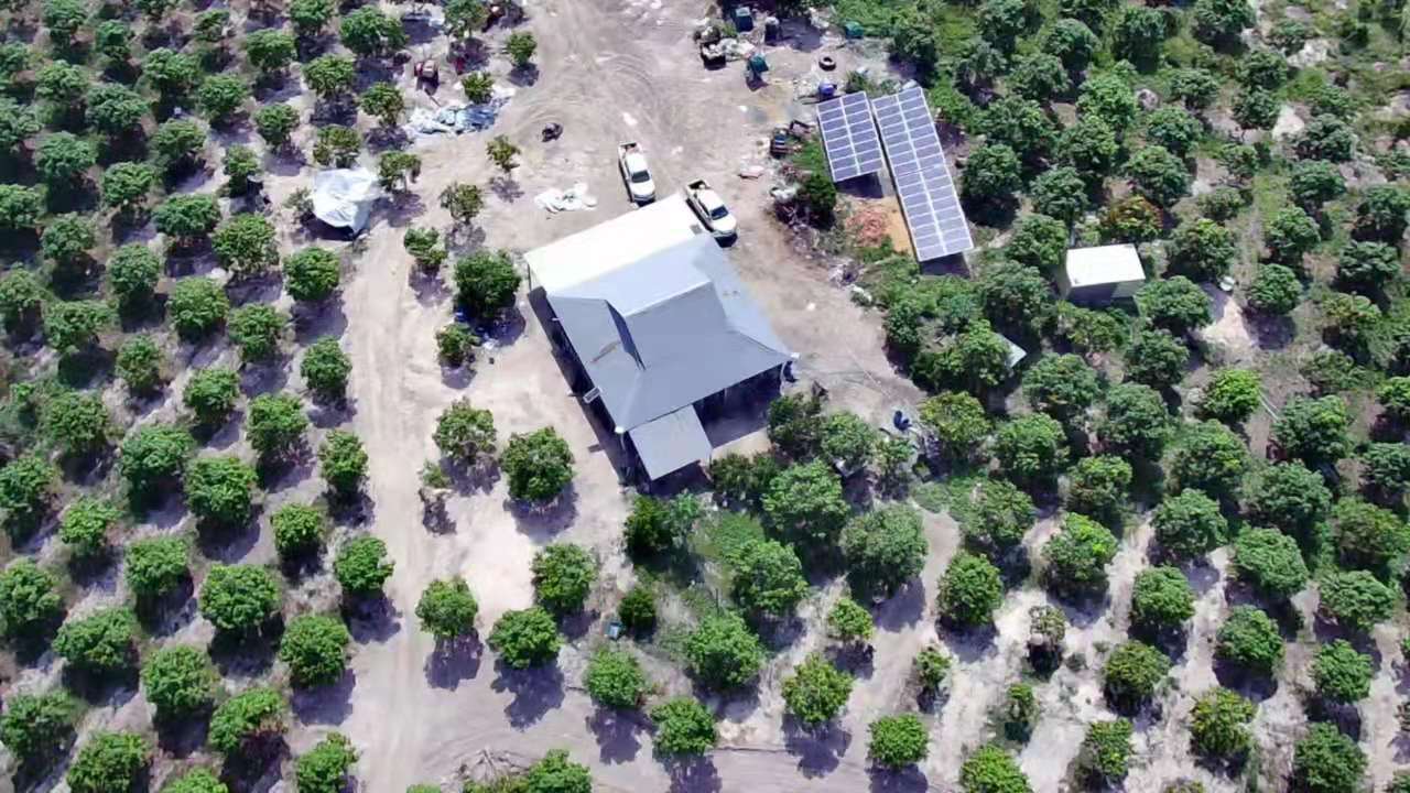 Proyecto de riego con bombas solares de agua en Camboya, de JNtech