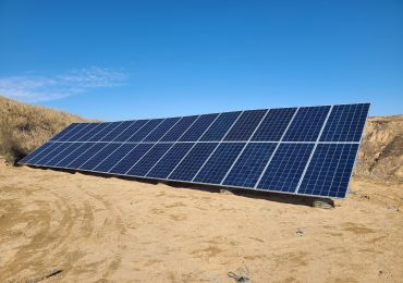 Sistema de bombeo solar de 7,5 kW en la ciudad de Yulin, provincia de Shaanxi
