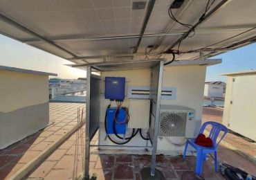 Proyecto de sistema solar aislado de la red de 5 kVA en Camboya