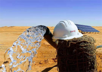 Sistema de bombeo solar de 4 kW en Argelia