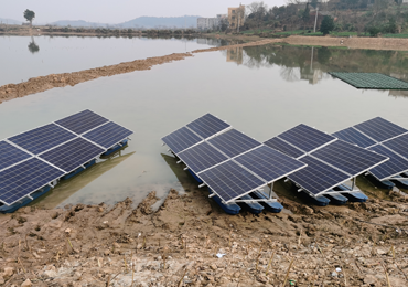 Sistema de aireación solar de 100 unidades de 750 W y 1,1 kW en Yugan, Jiangxi
