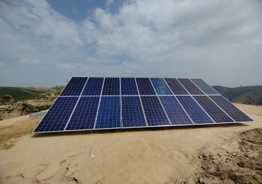 Sistema de bombeo solar de 3 kW/4 kW/5,5 kW en el condado de Zizhou, ciudad de Yulin, provincia de Shaanxi