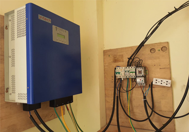 Sistema solar aislado de la red de 5 kVA en Camboya