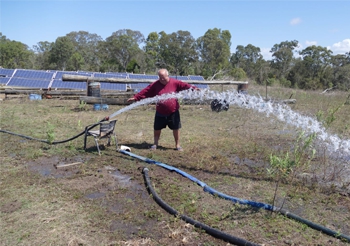 Sistema de bombeo solar de 11 kW en Australia