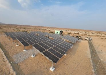 Sistema de bombeo solar de 55 kW en Yemen