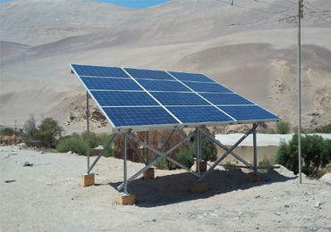 Sistema de bombeo solar de 4 kW en Arica, Chile