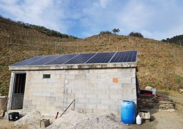 Sistema de bombeo solar de 1,5 kW en Portugal