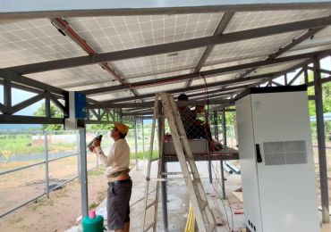 Sistema de bombeo de almacenamiento de energía de 4 kW/31,2 kWh en Laos