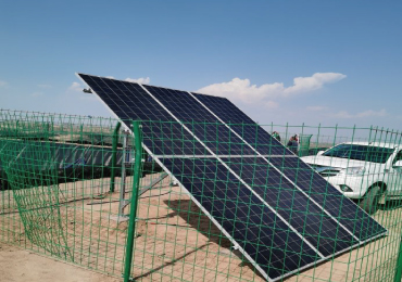 Sistema de bombeo solar de 1,1 kW en la provincia de Shaanxi