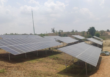 Sistema de riego con bombeo solar de 137,7 kW en Myanmar