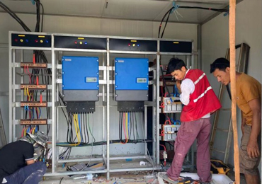 Sistema de bombeo solar de 55 kW en Camboya